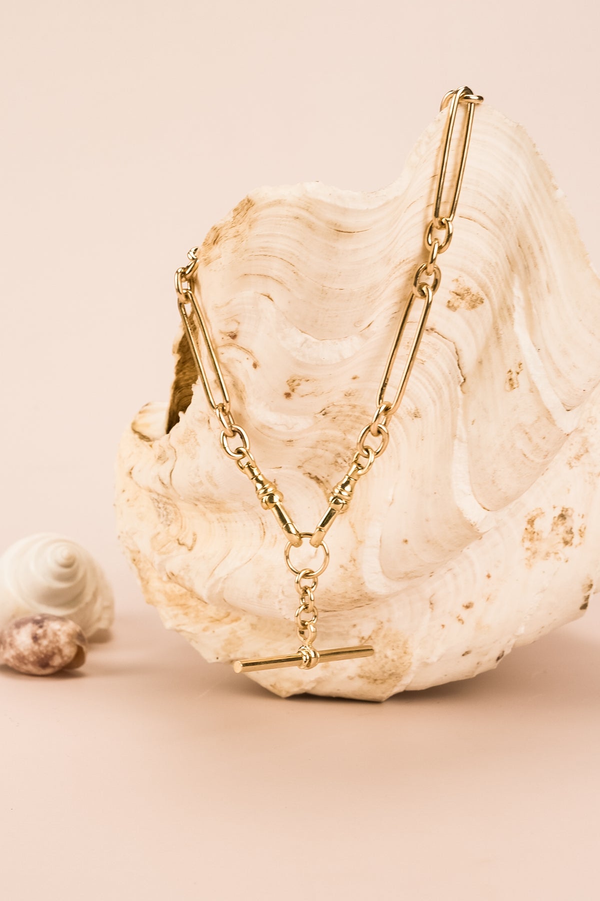 9ct Yellow Gold Paperclip Necklace