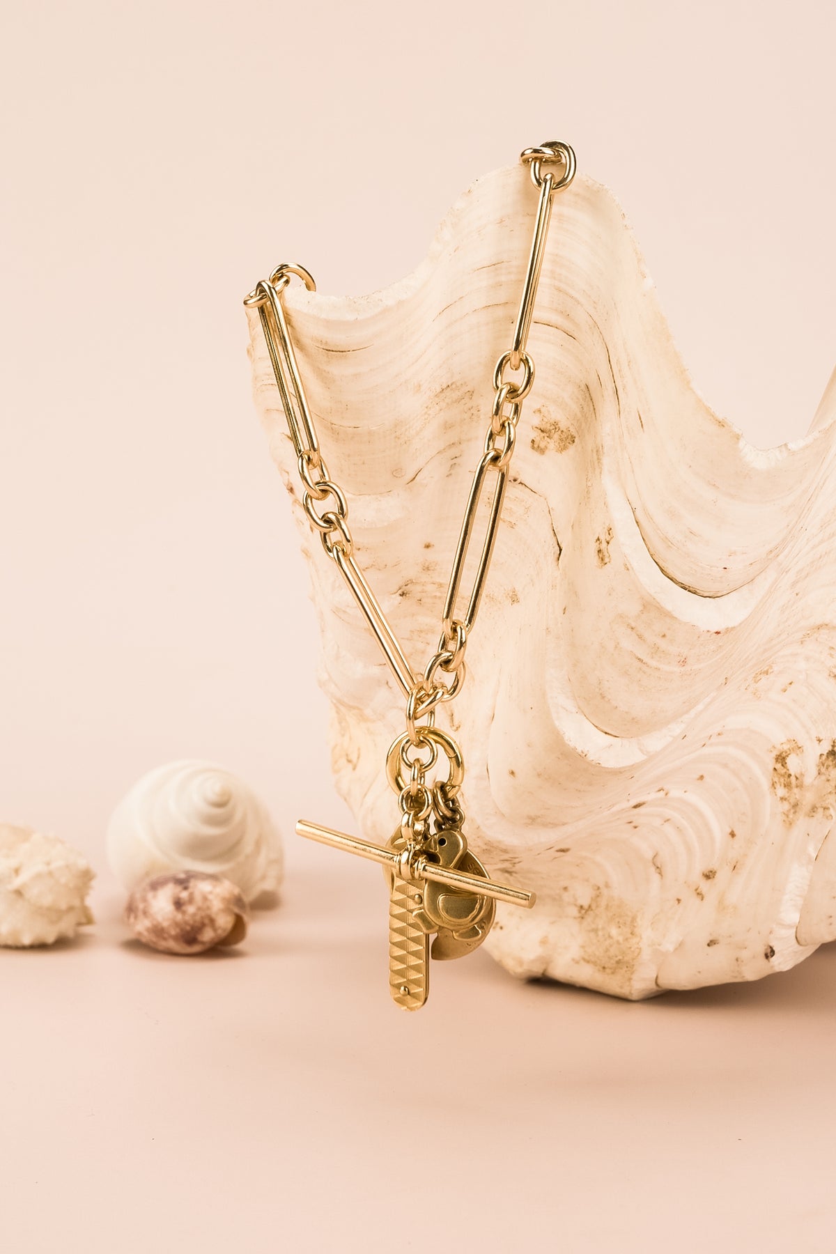 9ct Yellow Gold Paperclip Necklace