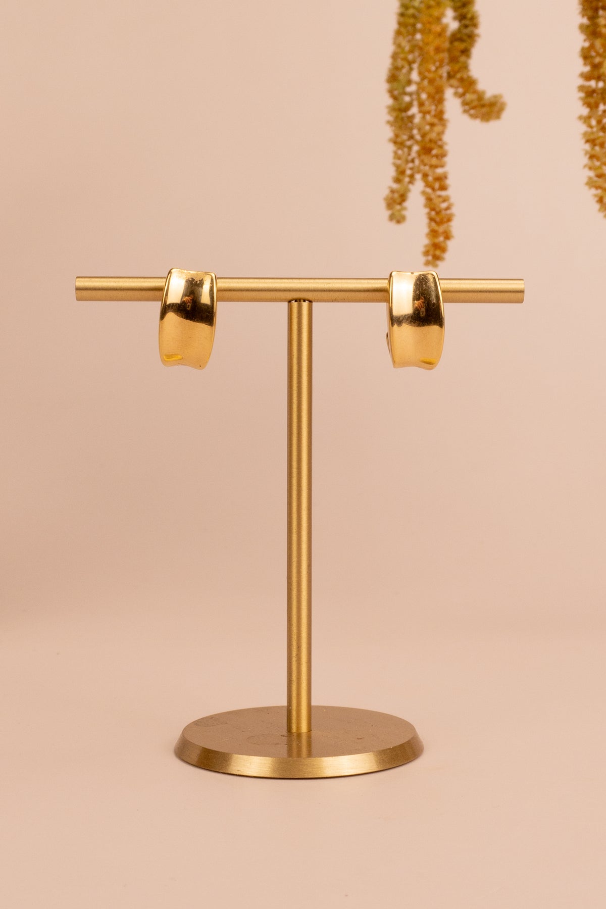 10ct Yellow Gold Thick Earrings