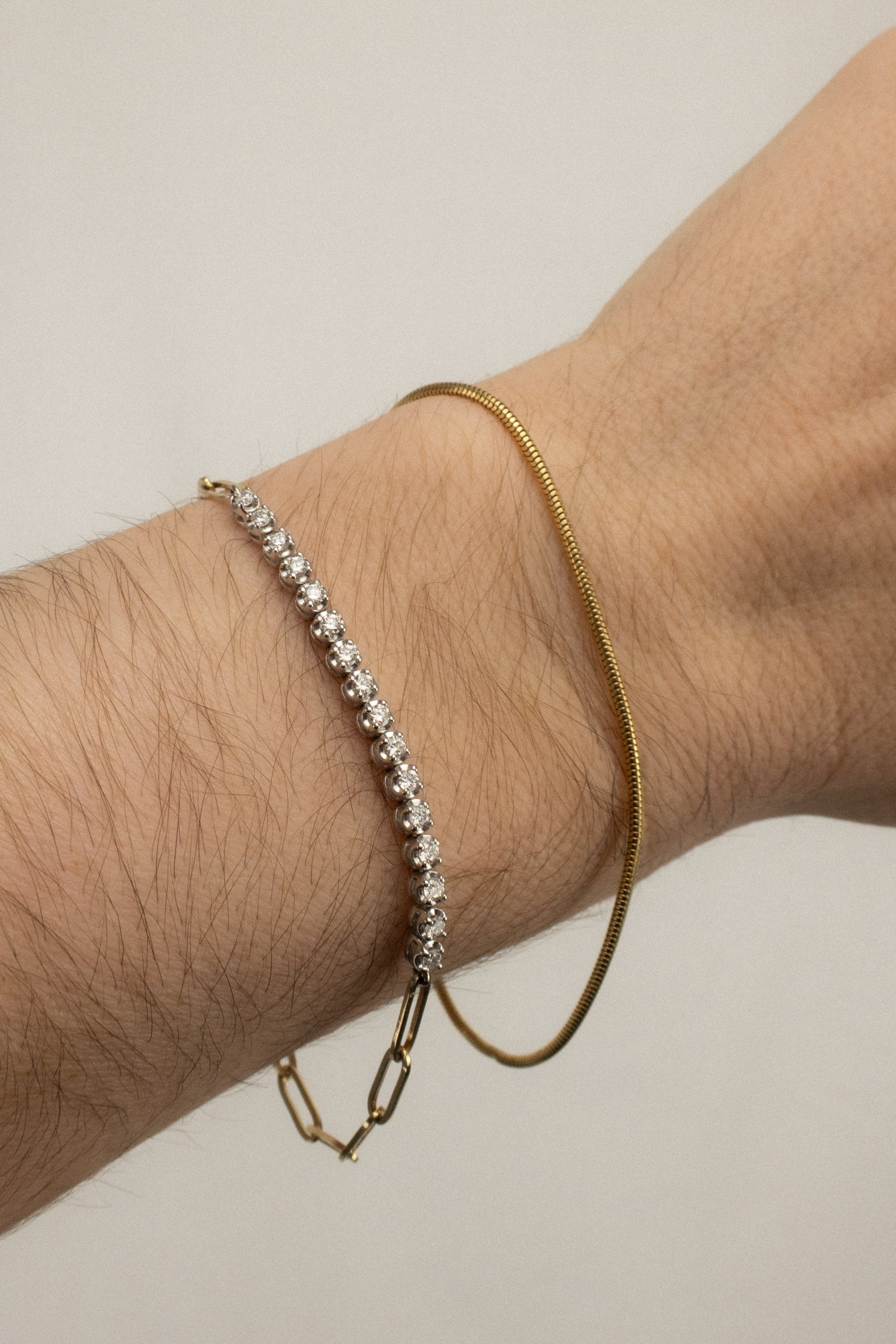 18ct Yellow Gold Snake Chain Bracelet