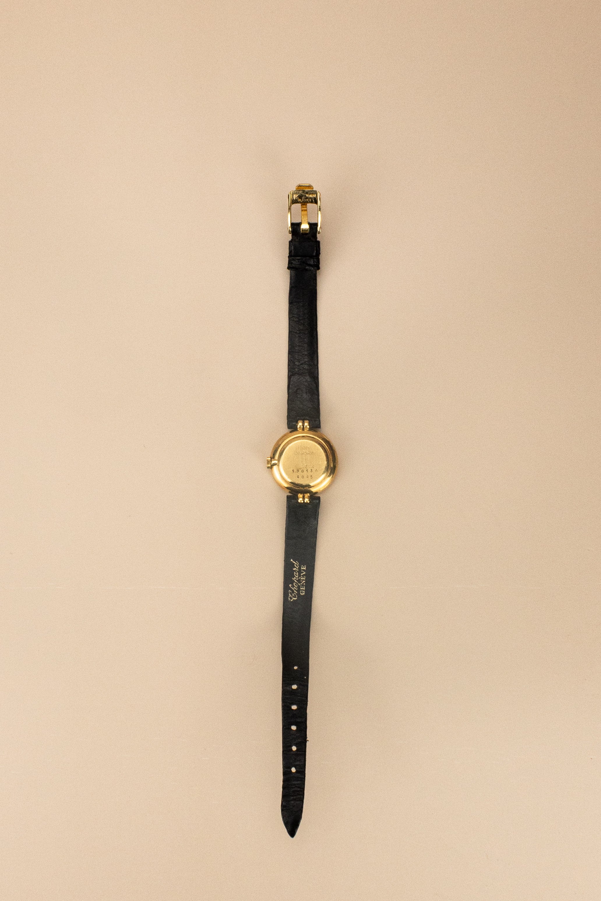 18ct Yellow Gold Chopard Happy Diamonds Watch