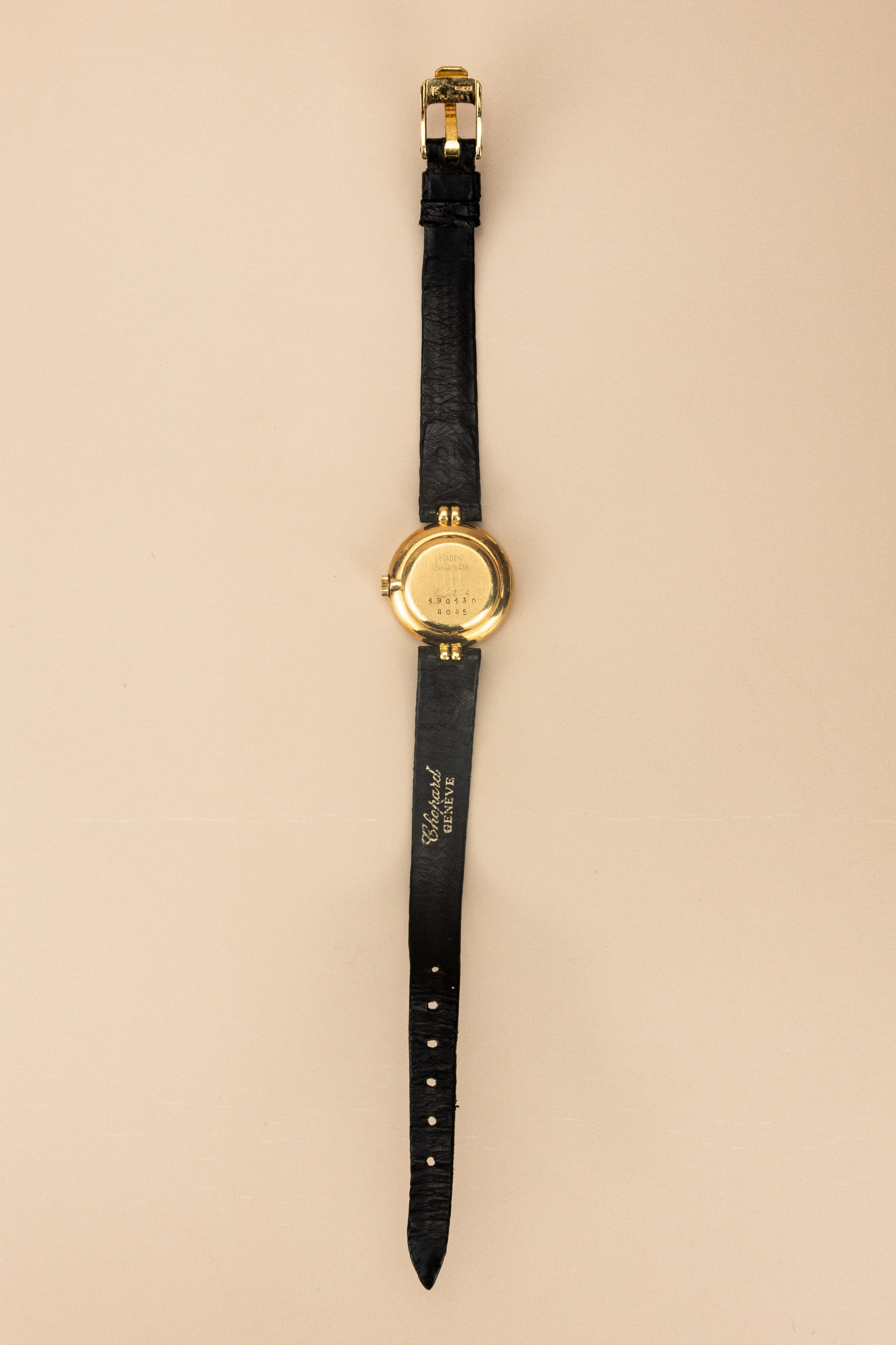 18ct Yellow Gold Chopard Happy Diamonds Watch