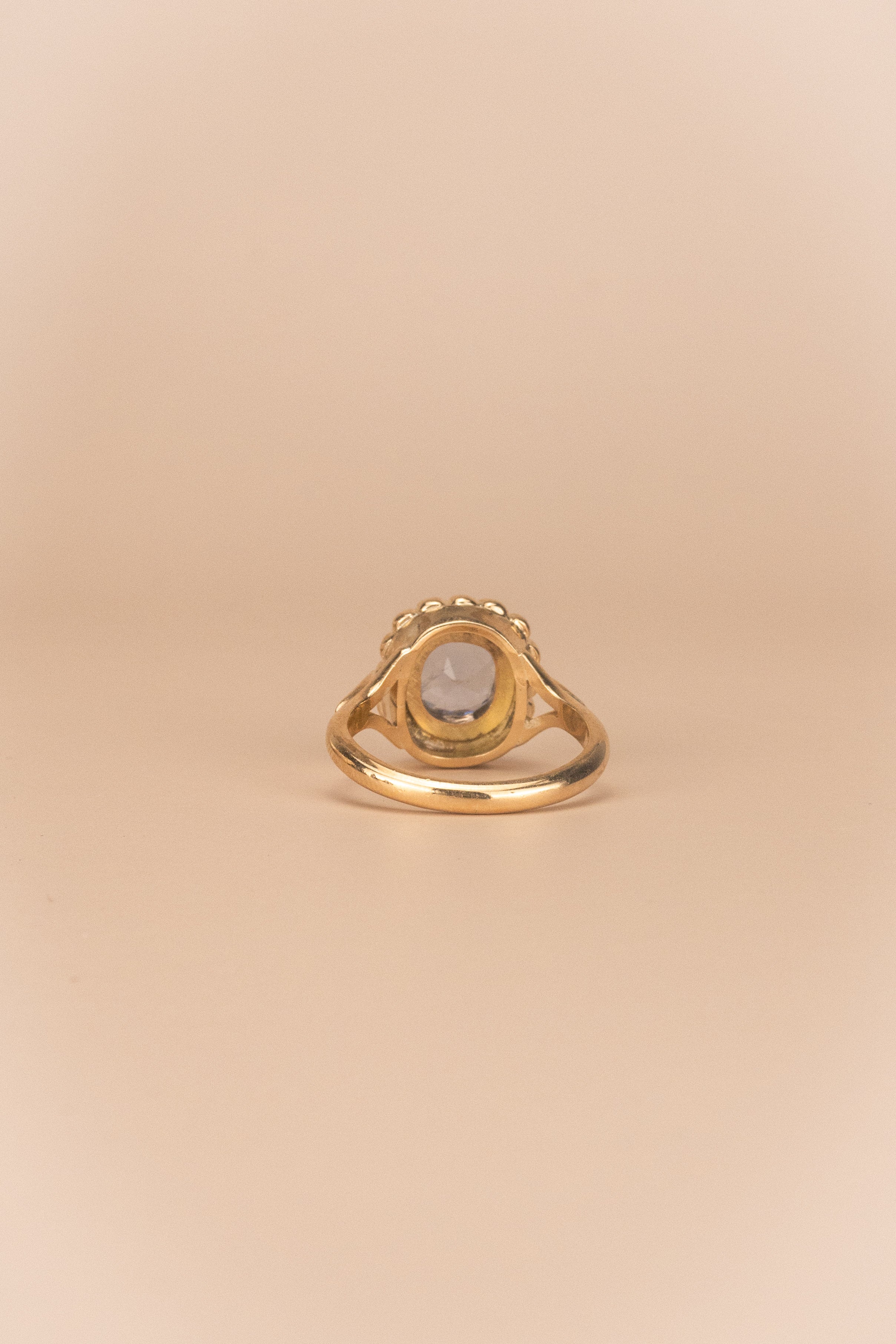 18ct Yellow Gold Sapphire and Diamond Ring
