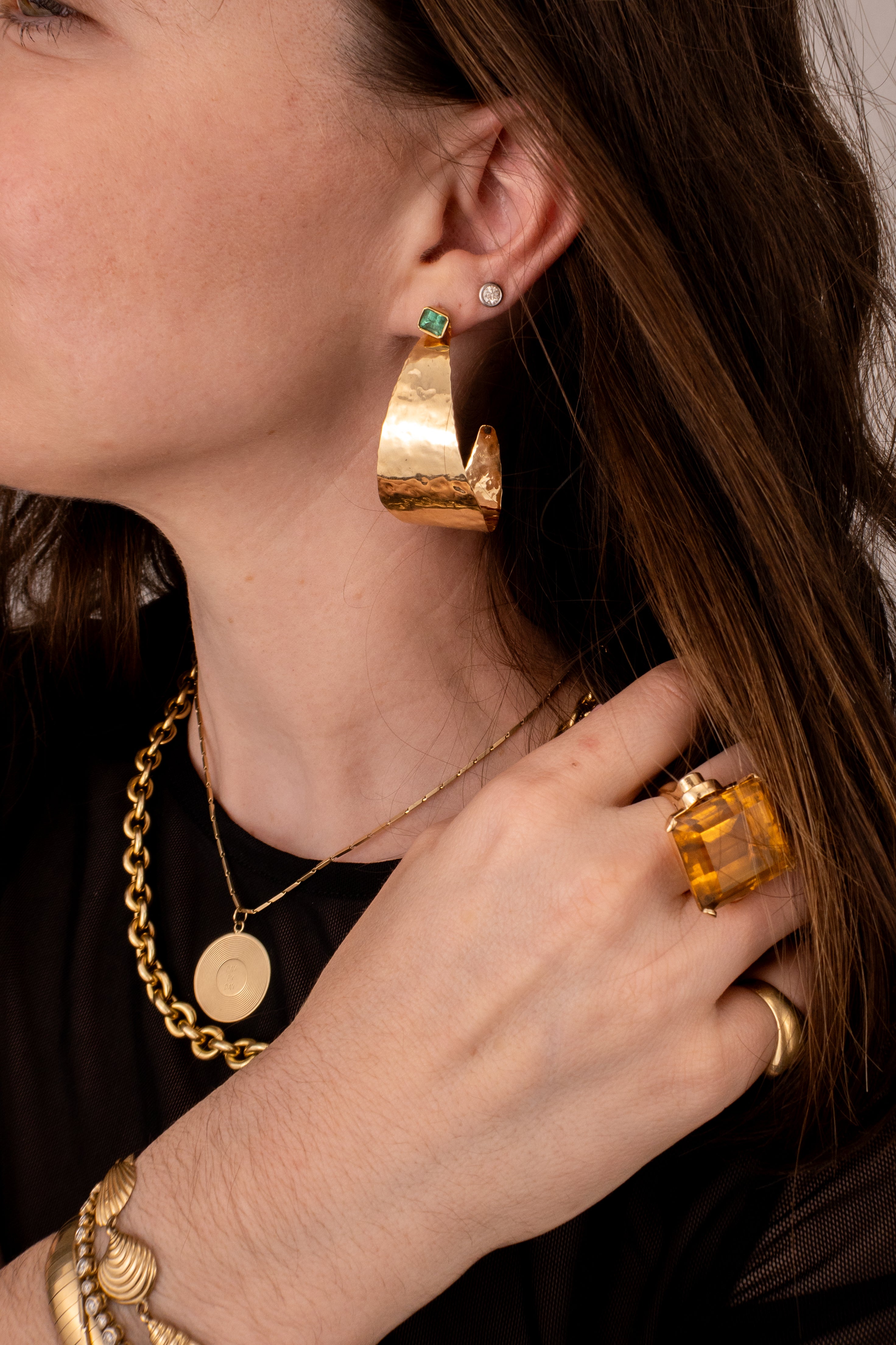 14ct Yellow Gold Stud Enhancers