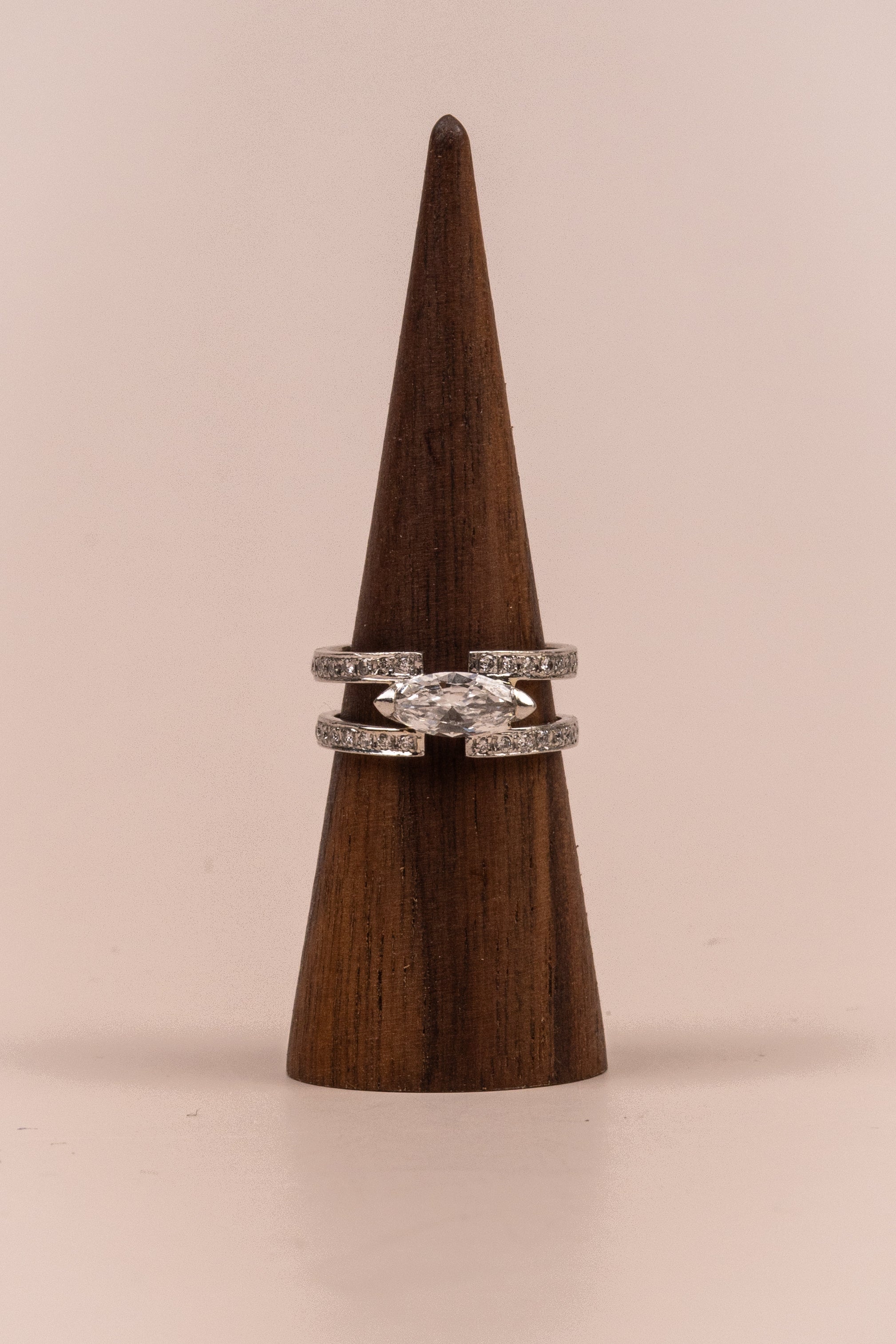 Platinum Marquise Diamond Ring