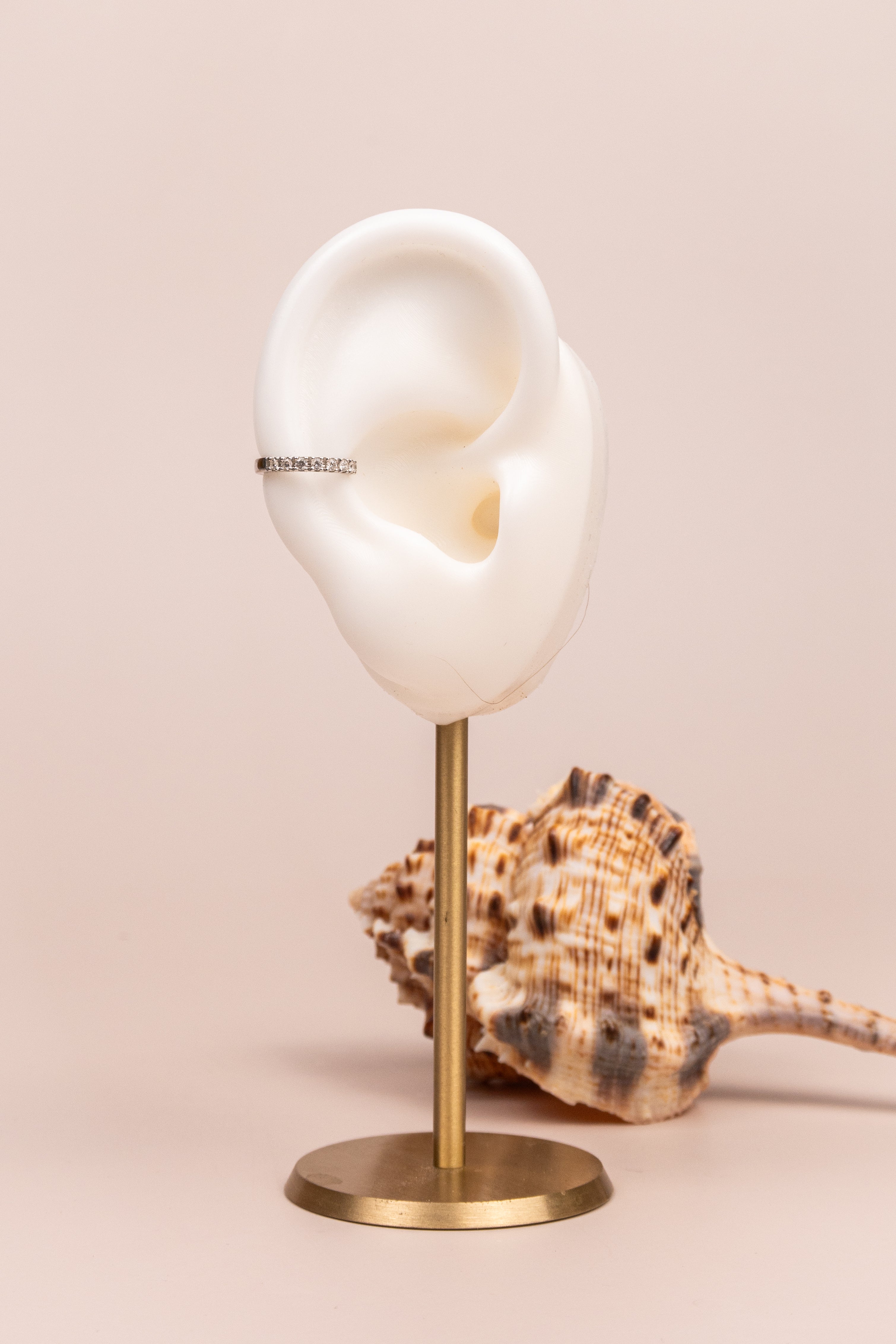 18ct White Gold Gold Diamond Ear Cuffs