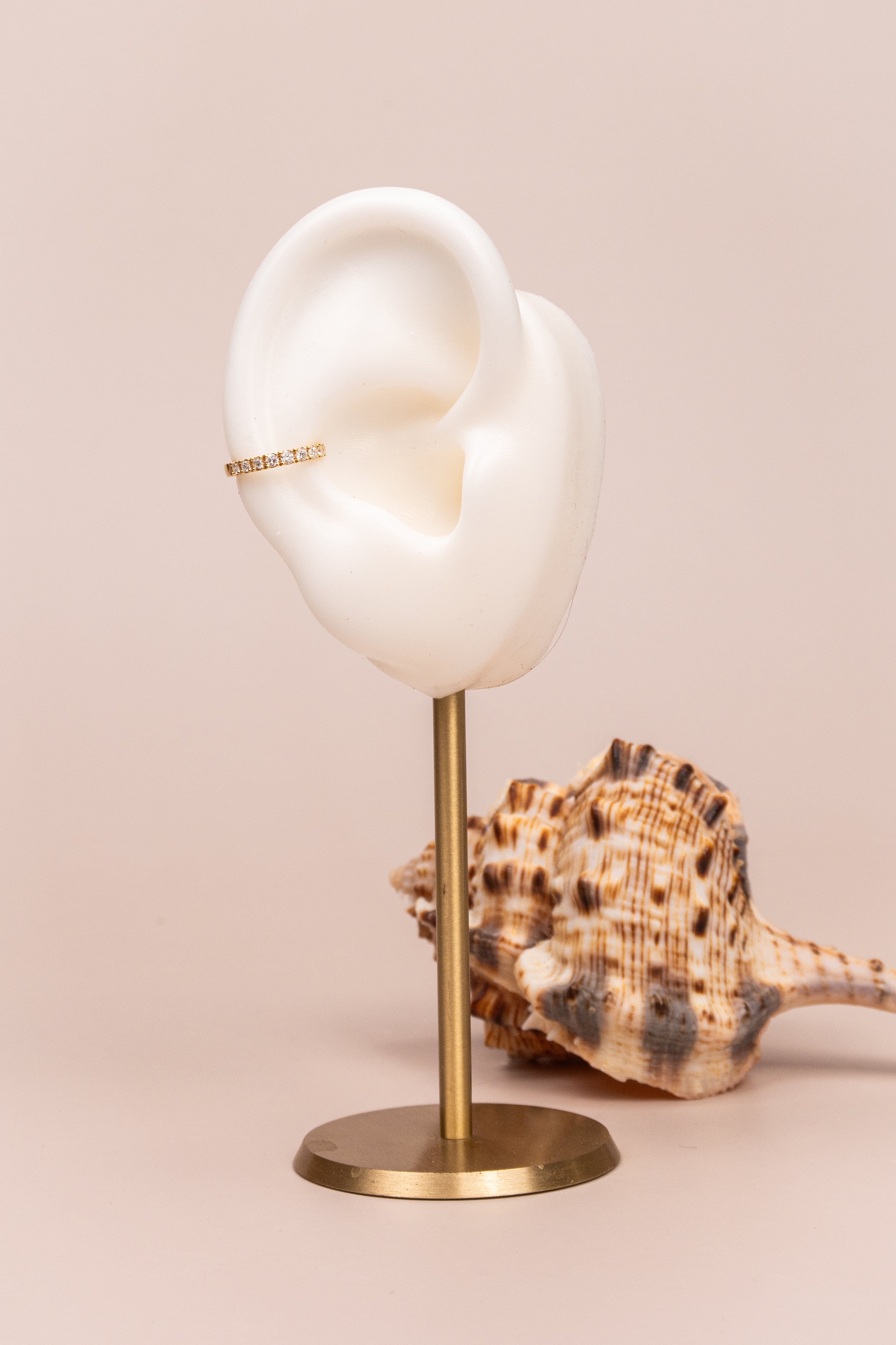 18ct Yellow Gold Gold Diamond Ear Cuffs