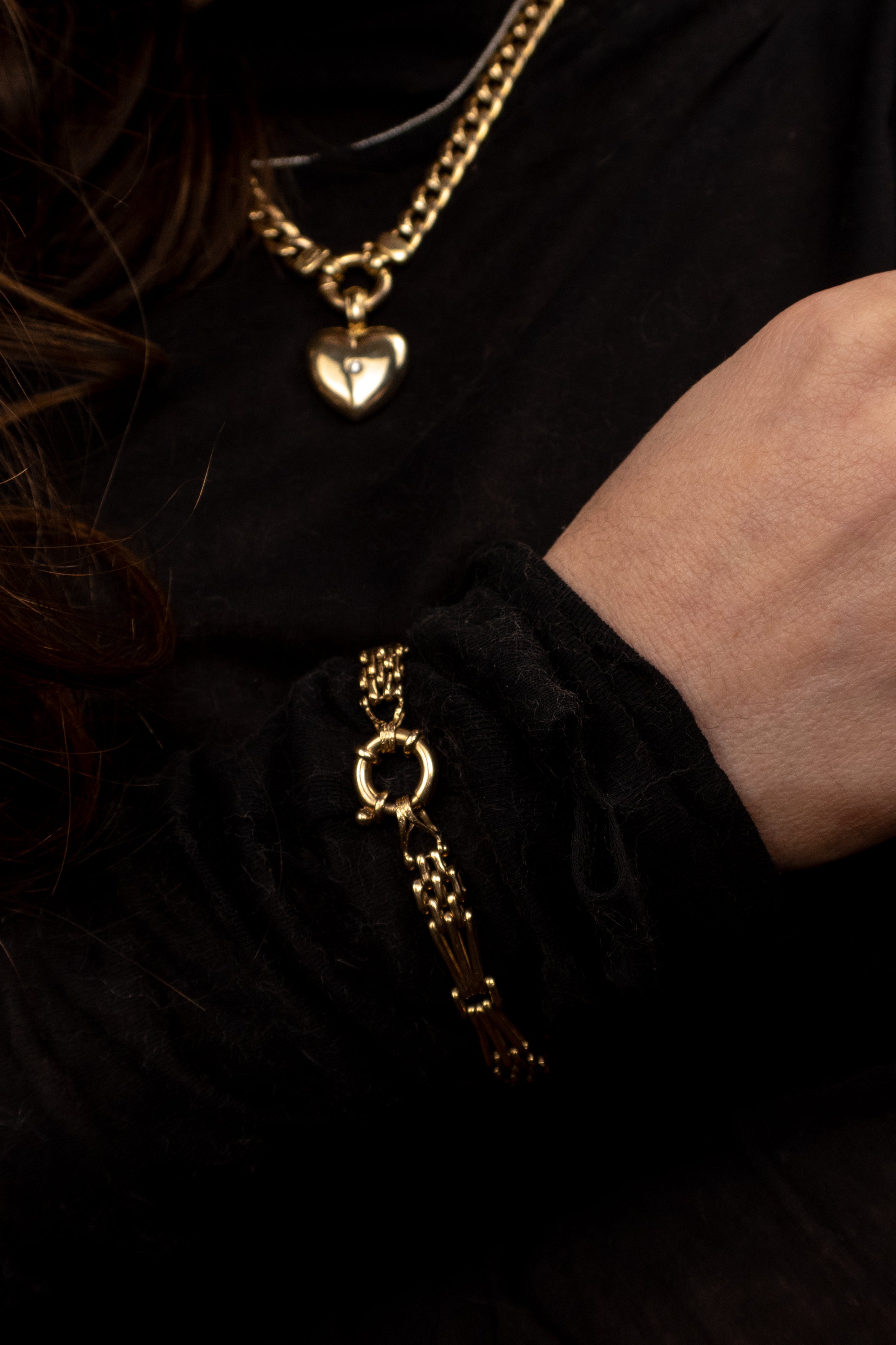 9ct Yellow Gold Gate Link Bracelet
