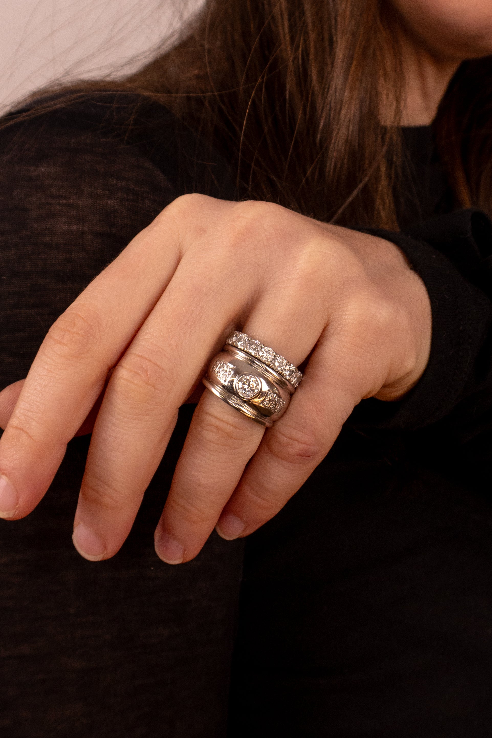 18ct White Gold Diamond Ring