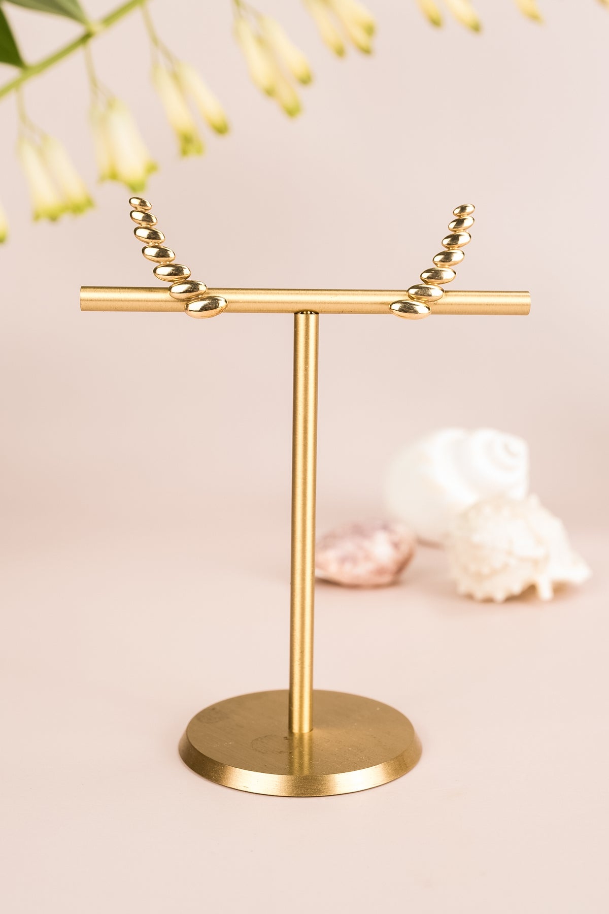 9ct Yellow Gold Bubble Ear Climbers