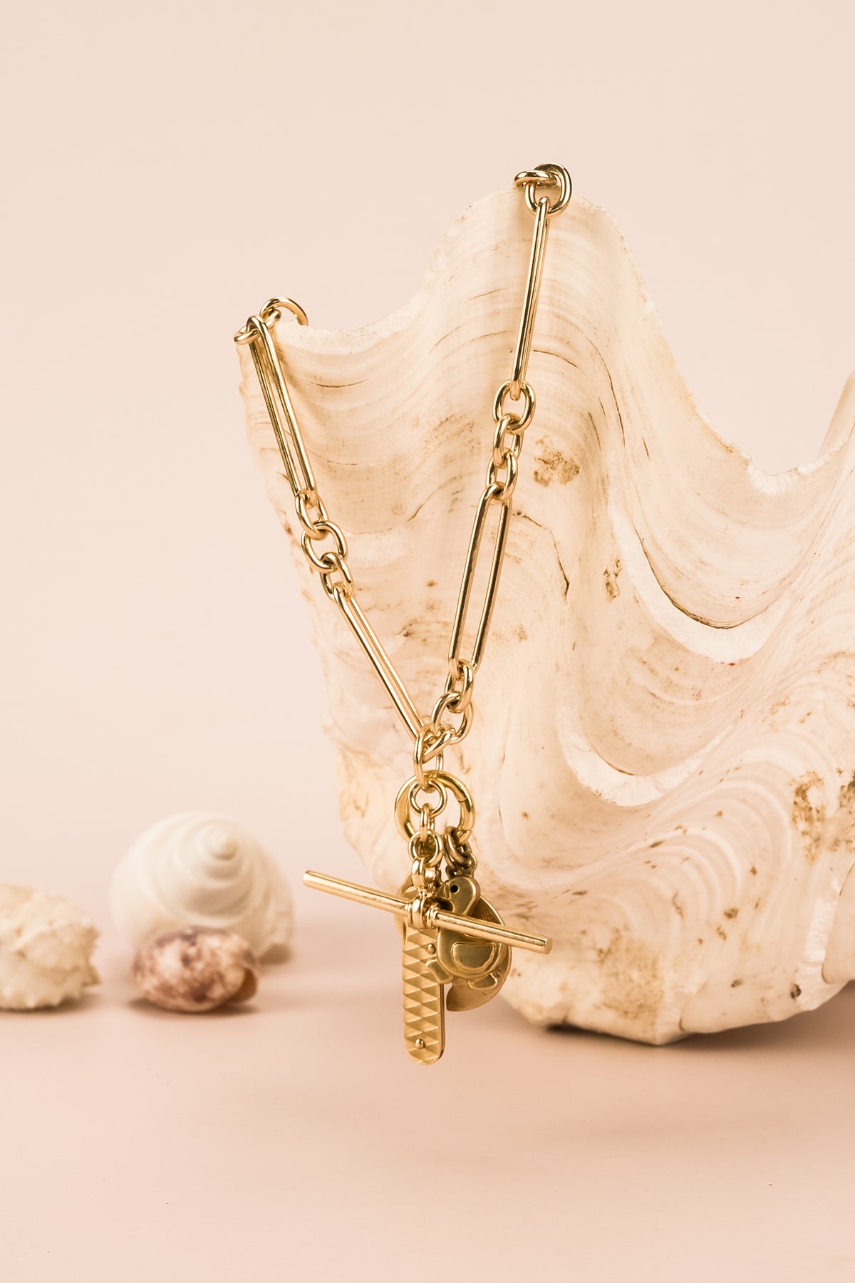 9ct Yellow Gold Paperclip Necklace