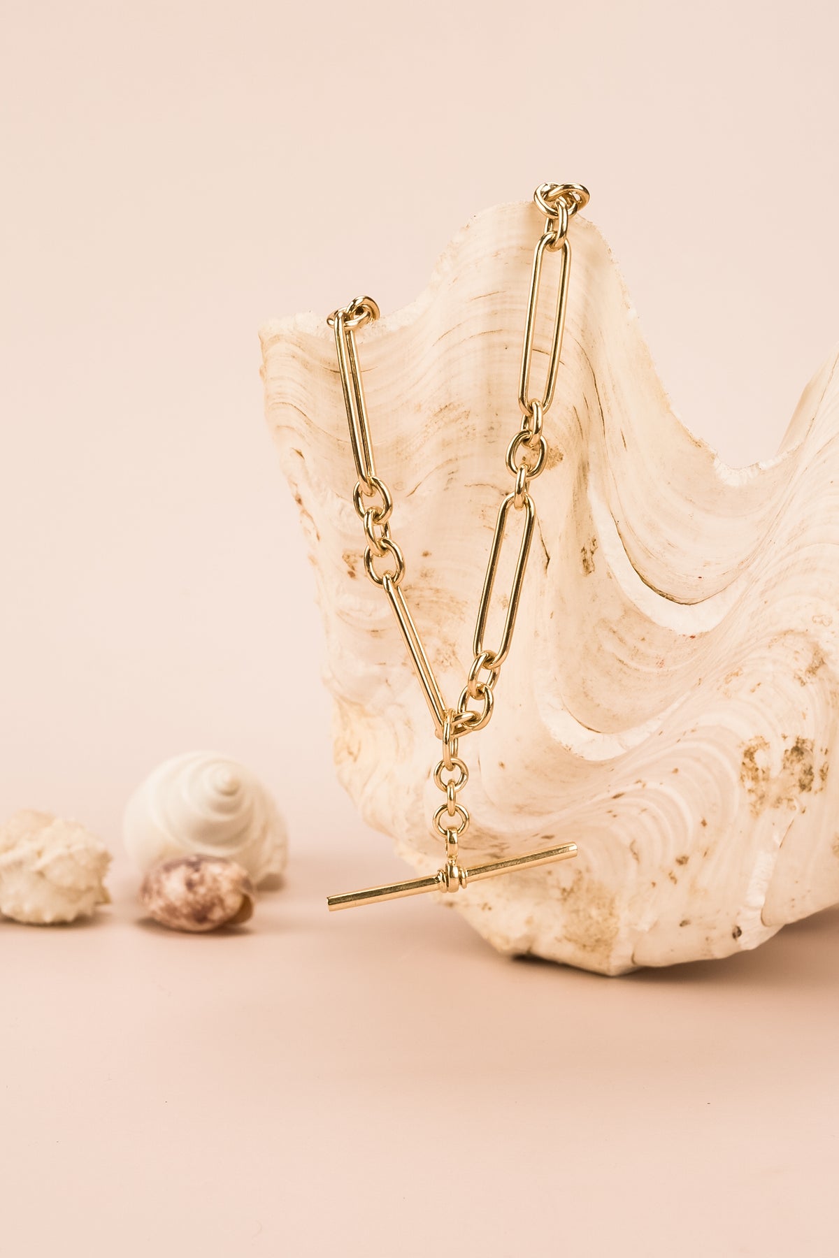 9ct Yellow Gold Paperclip Necklace
