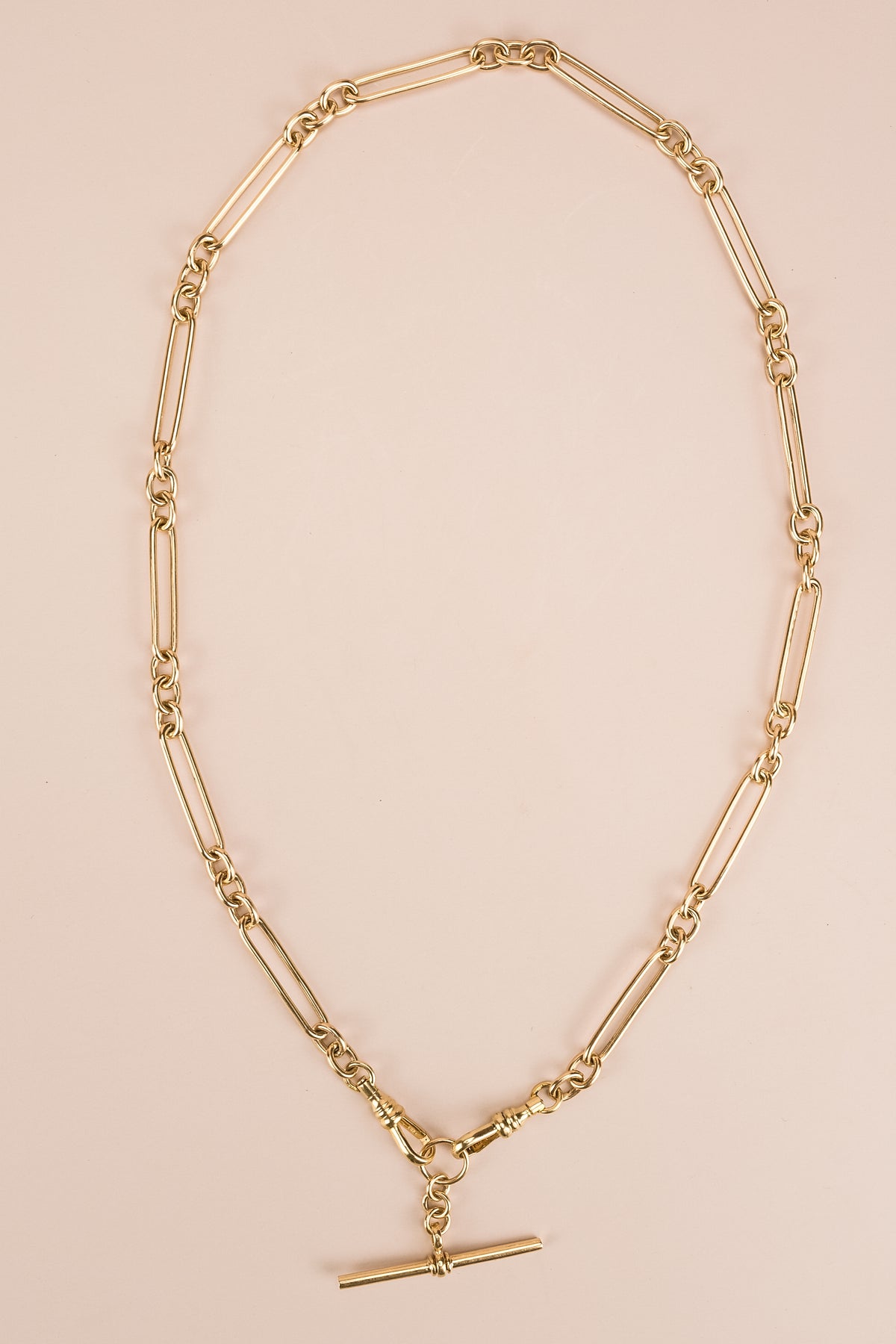 9ct Yellow Gold Paperclip Necklace