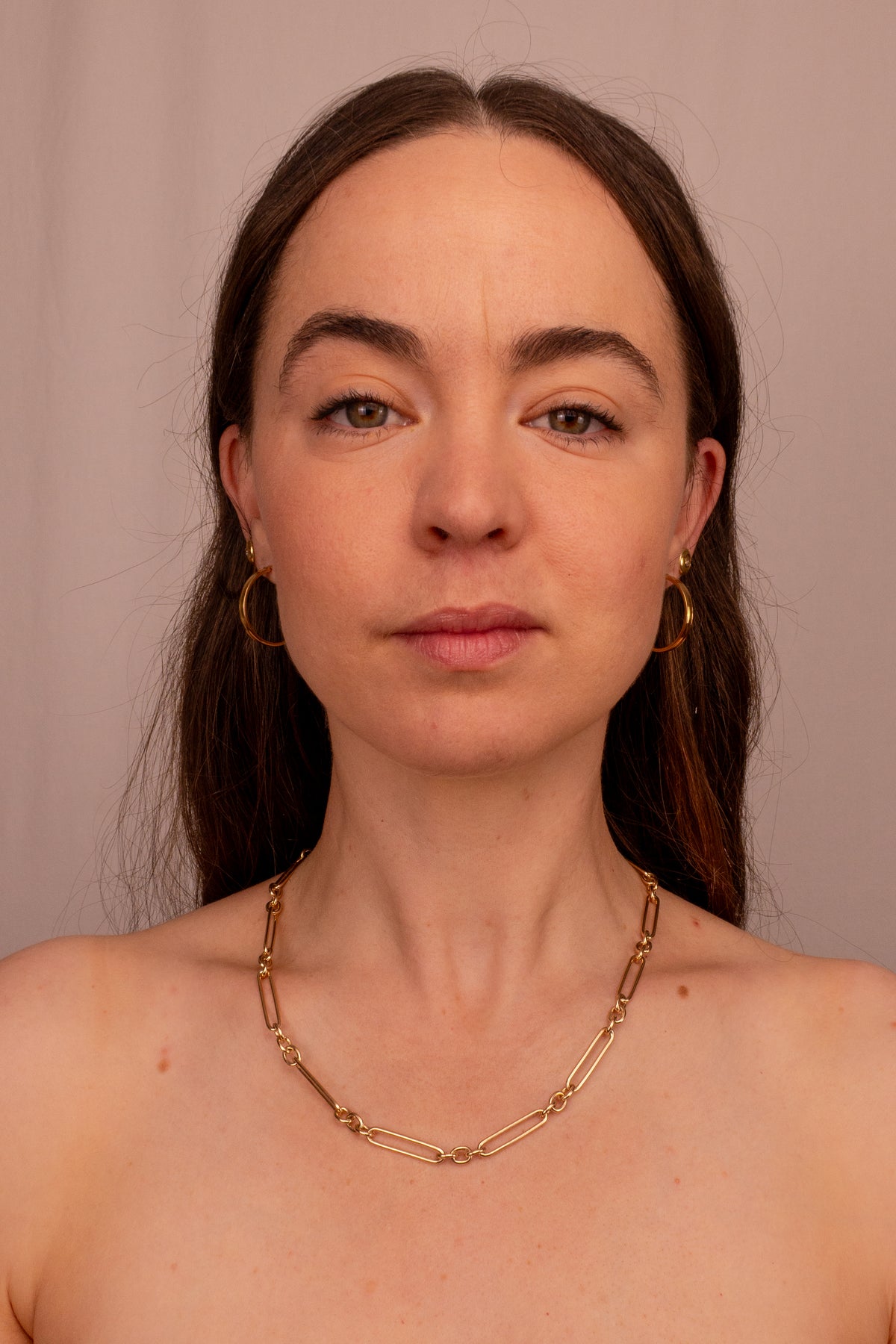 9ct Yellow Gold Paperclip Necklace