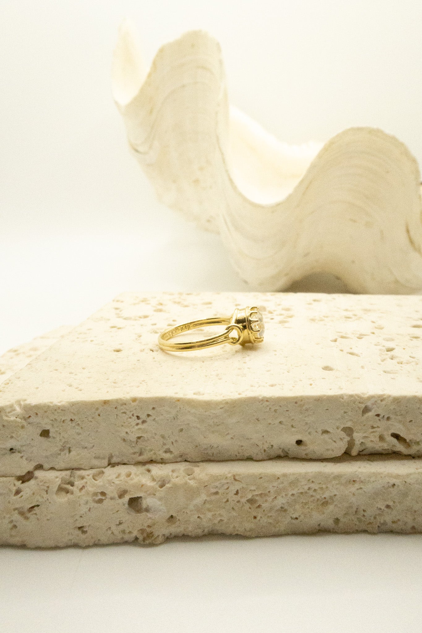 18ct Yellow Gold 1.21ct Old European Cut Diamond Ring