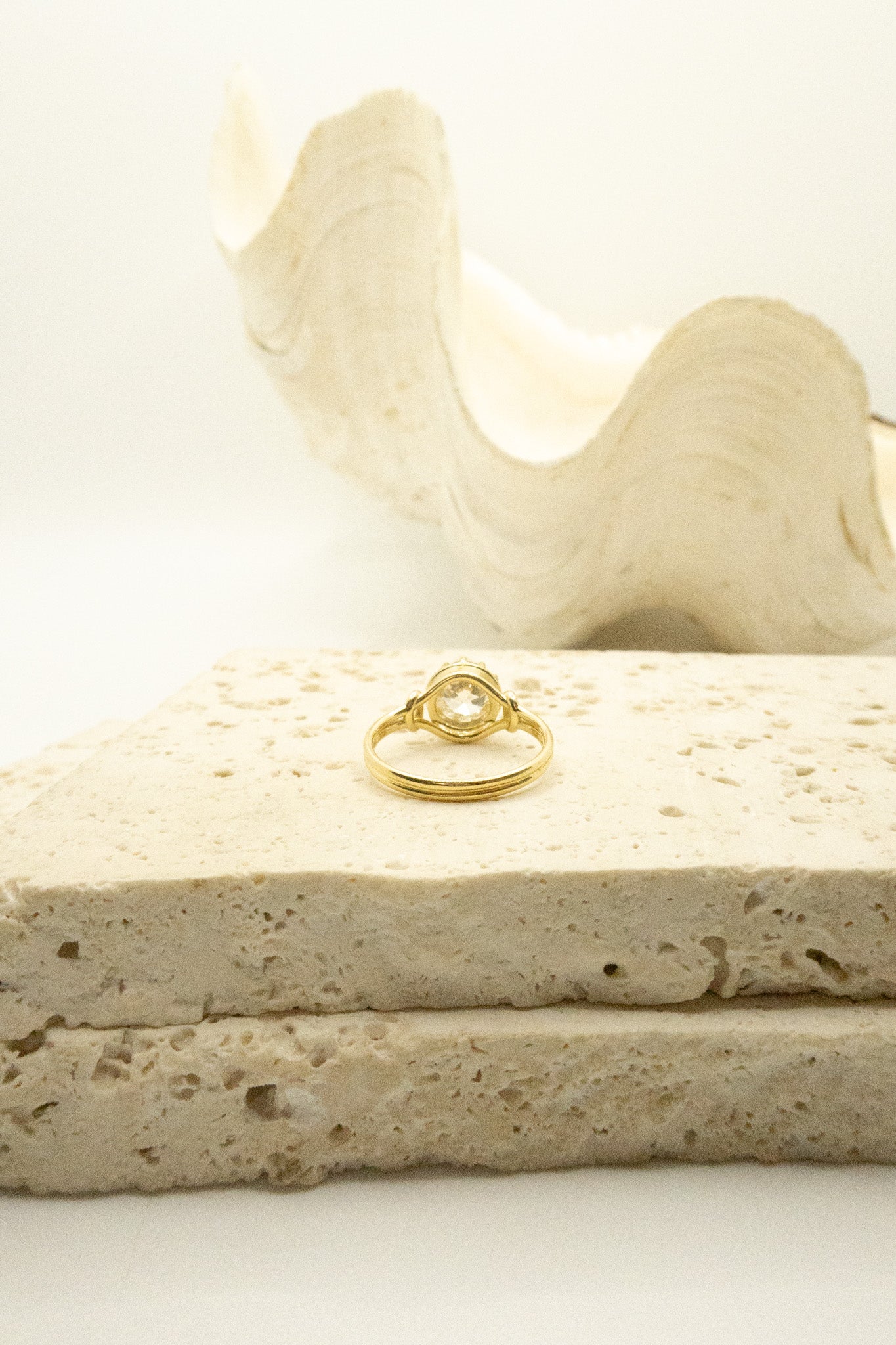 18ct Yellow Gold 1.21ct Old European Cut Diamond Ring