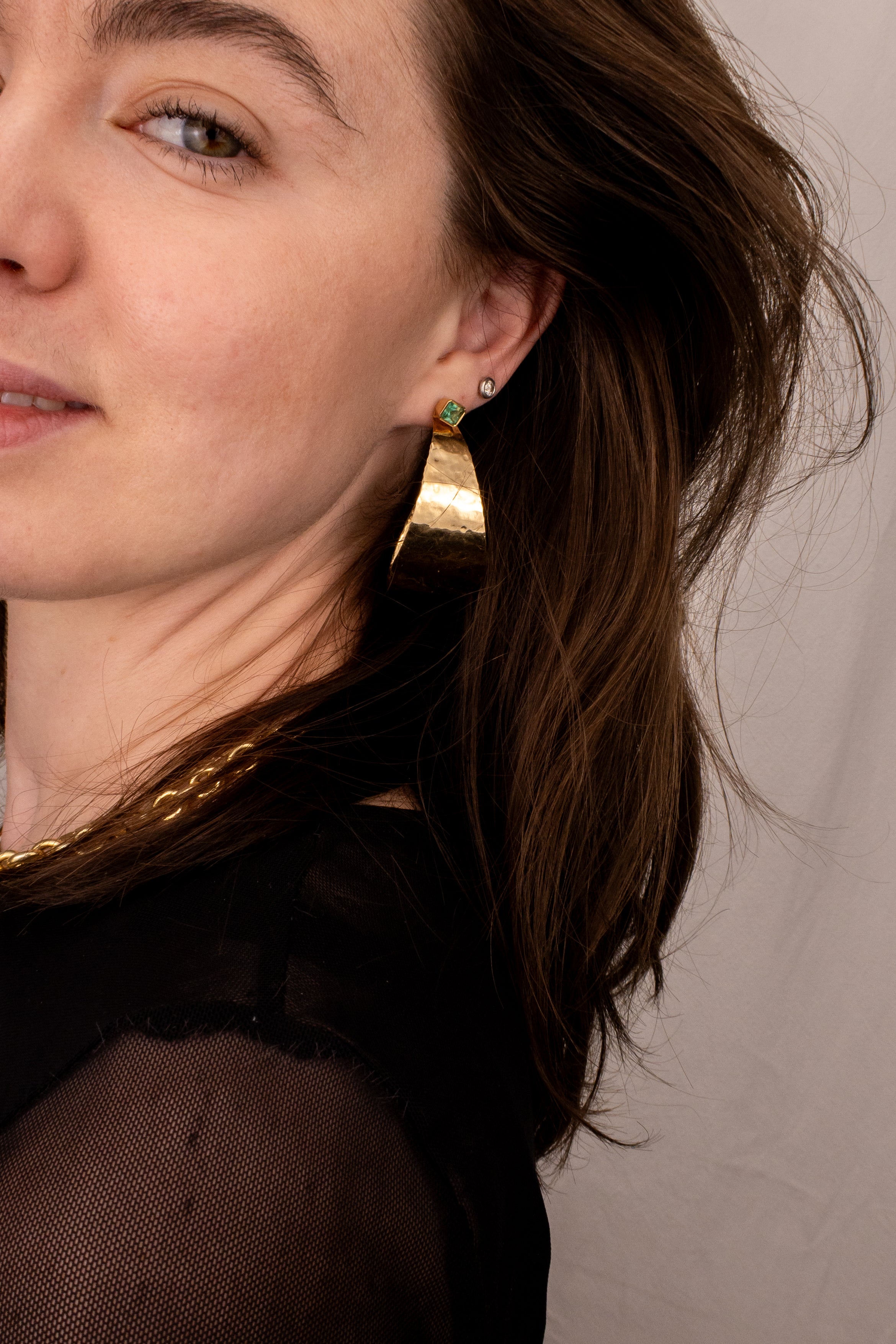 14ct Yellow Gold Stud Enhancers