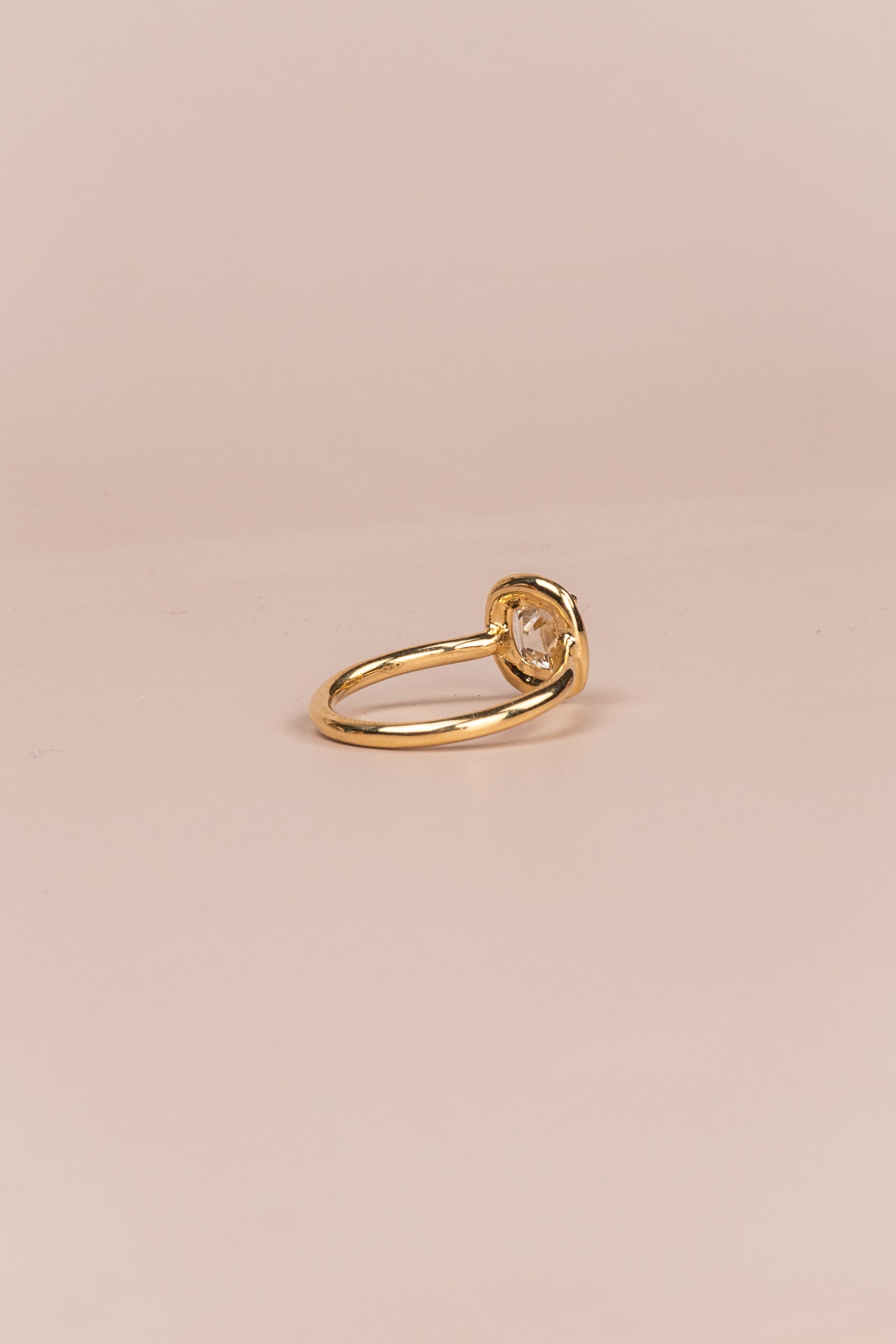 18ct Yellow Gold 1.5ct Old Mine Cut Diamond Ring
