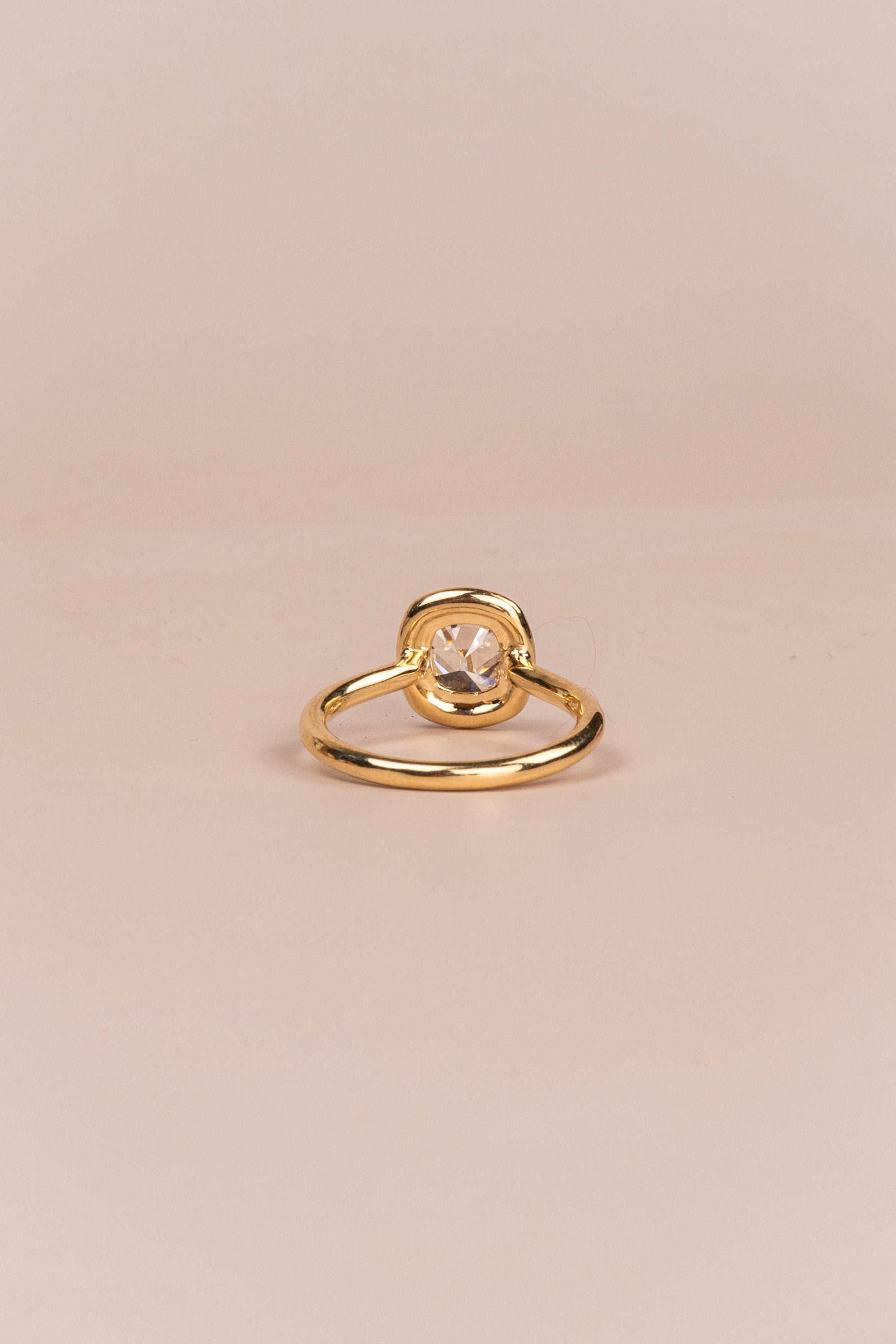 18ct Yellow Gold 1.5ct Old Mine Cut Diamond Ring