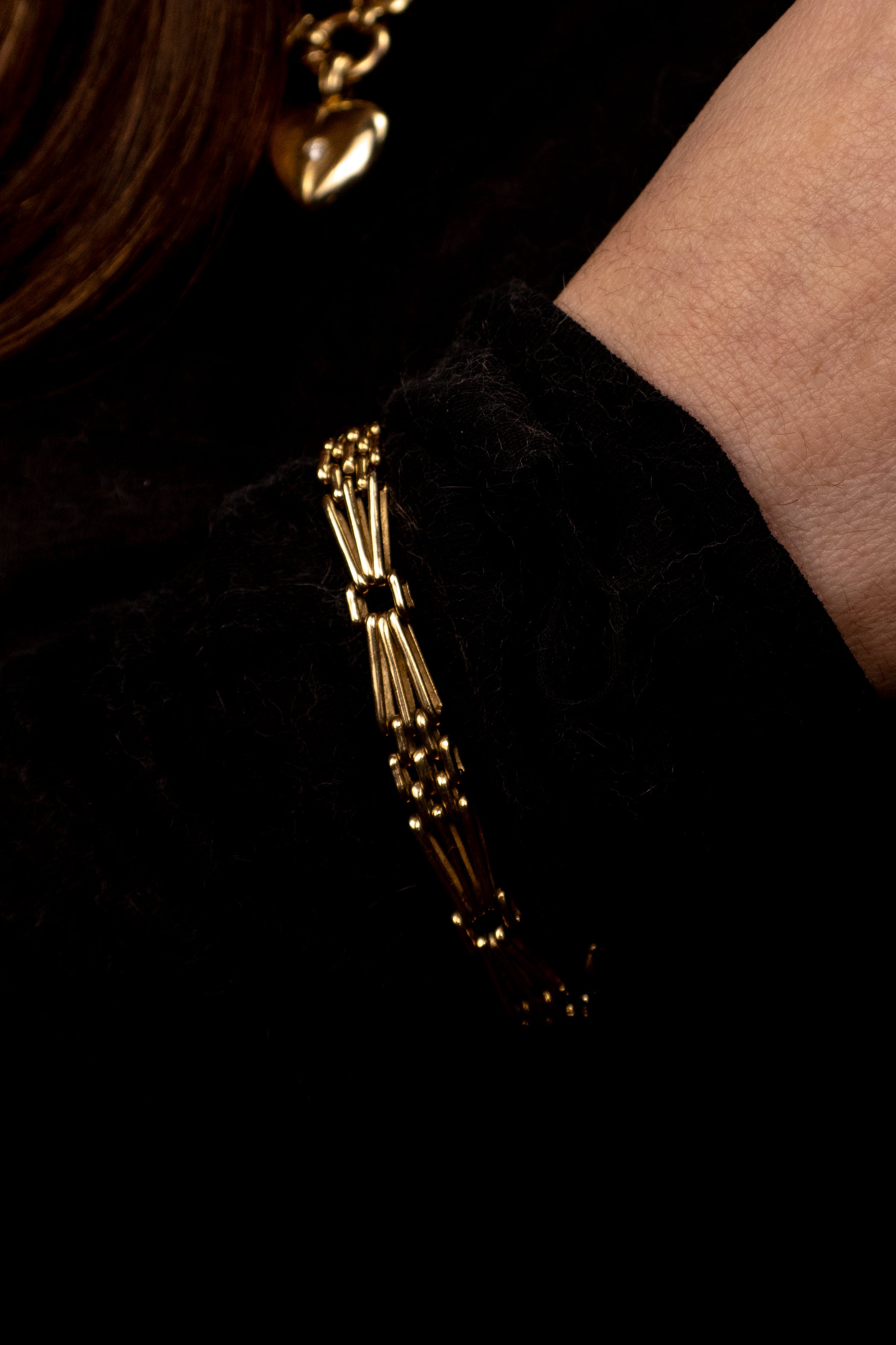 9ct Yellow Gold Gate Link Bracelet