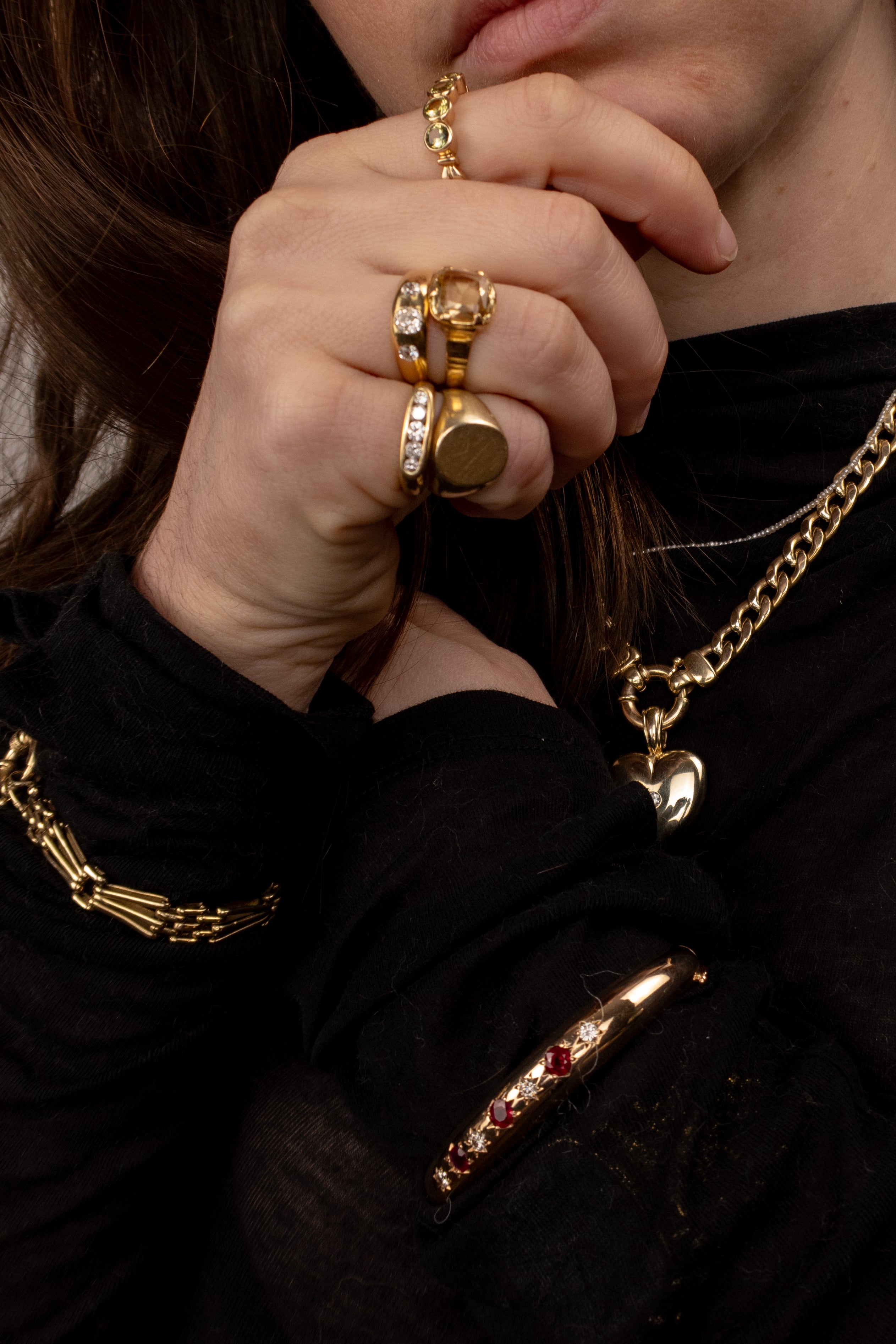 9ct Yellow Gold Gate Link Bracelet