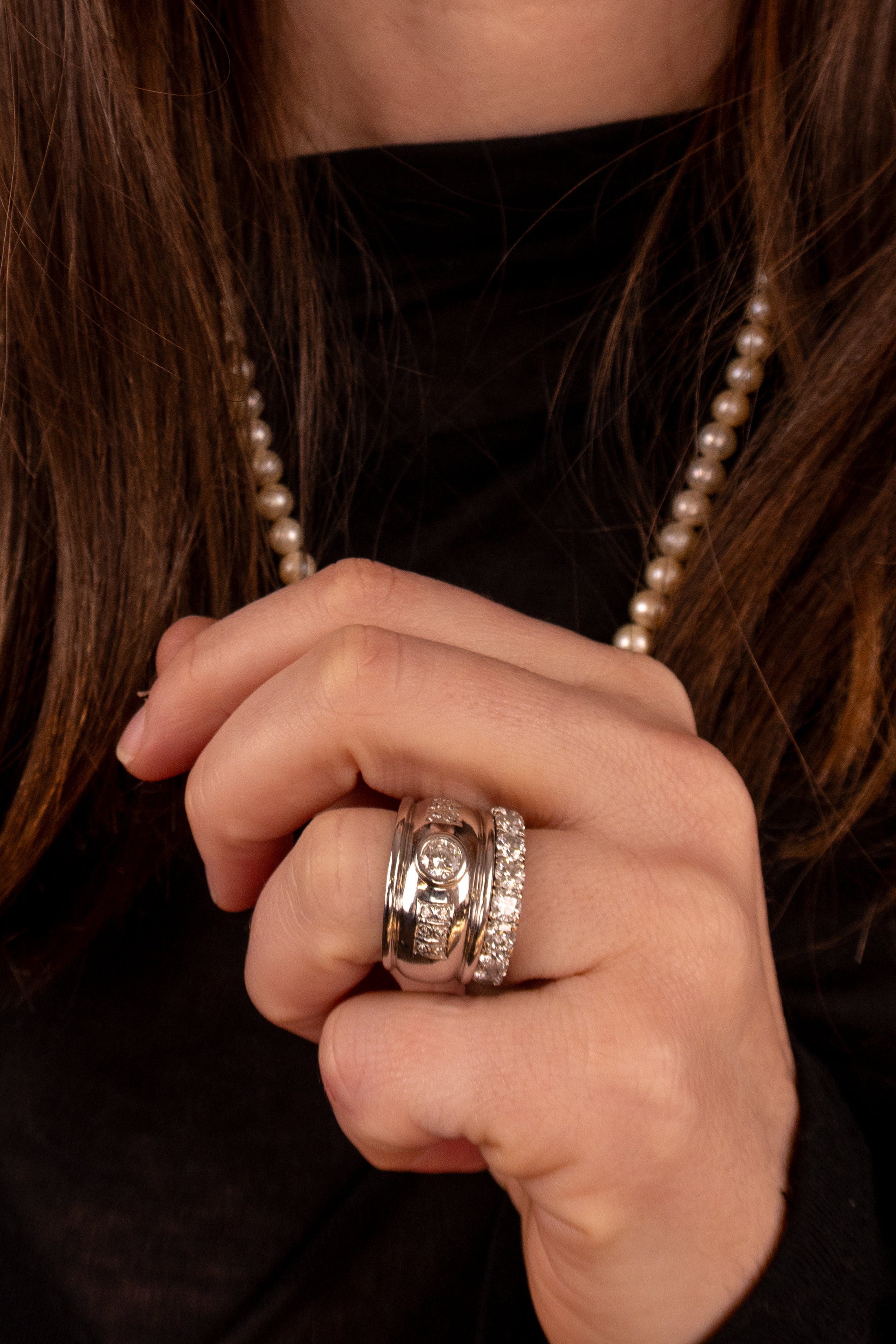 18ct White Gold Diamond Ring